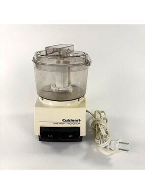 Vintage Cuisinart Mini-Prep Food Processor Model DLC-1 Tested Works